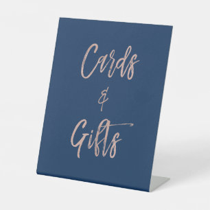 Panneau de la carte marine et Rose Gold Glam Carte