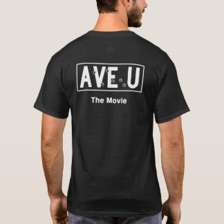 Panneau de la rue Movie Ave U Dark T-Shirt
