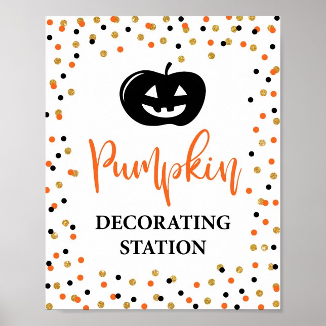 Panneau de la station de décoration Halloween Happ (Devant)