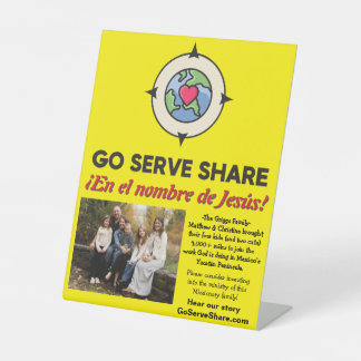 Panneau de la table classique Missionnaire Support