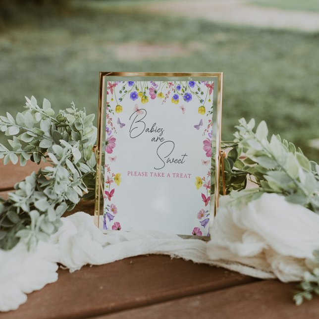 Panneau de la table de traitement - Baby shower Fl (Créateur téléchargé)