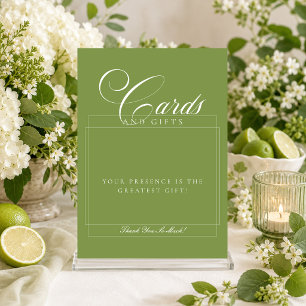 Panneau de mariage Cartes et Cadeaux Classiques Iv