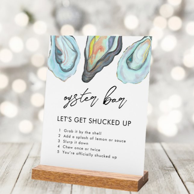 Panneau de mariage côtier au bord de la mer Oyster (Créateur téléchargé)