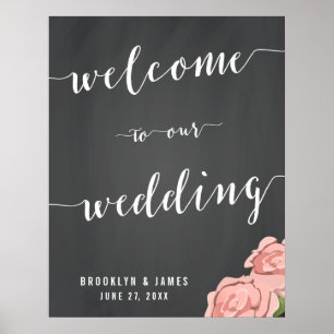 Panneau de mariage personnalisé sur tableau noir 5