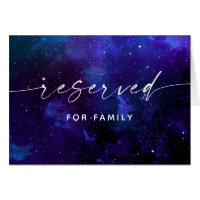 Panneau de mariage réservé Starry Night | Planétar