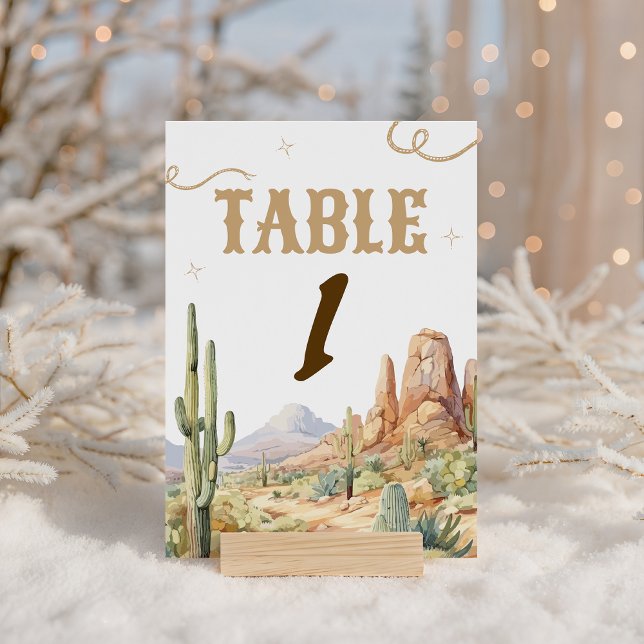 Panneau de numéro de table occidental (Créateur téléchargé)
