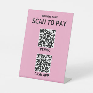 Panneau de paiement par code QR sans contact, Mode