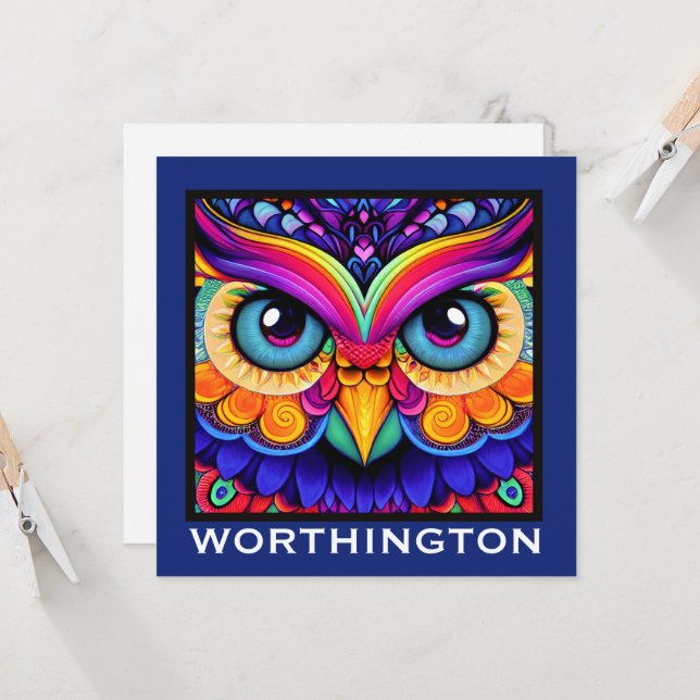 Panneau de petite porte, papeterie, invitation (Devant/Arrière en situation)