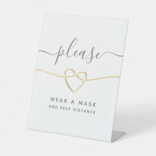 Panneau de piédestal de mariage en calligraphie mo