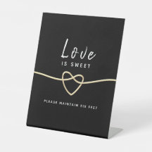 Panneau de piédestal de mariage en calligraphie mo
