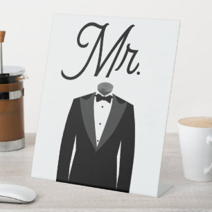 Panneau de piédestal - M. Husband Tuxedo