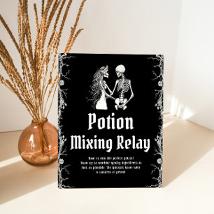 Panneau de relais de mélange de potion de squelett