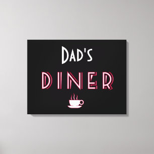 Panneau de repas Art déco de papa