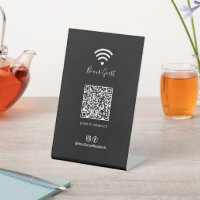 Panneau de réseau Wifi QR code pour les Médias Soc