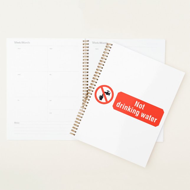 Panneau de sécurité de l'eau potable (Créateur téléchargé)