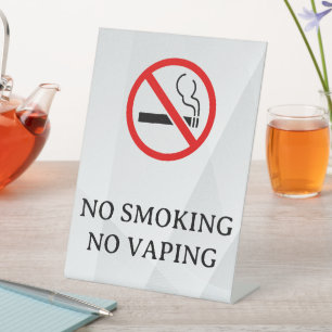 Panneau de signalisation anti-tabac