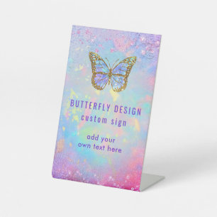panneau de signalisation de conception papillon