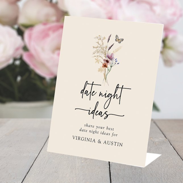 Panneau de soirée bohème (Boho Date Night Sign
)