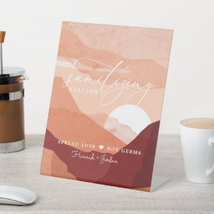 Panneau de station d'assainissement   Désert de Te