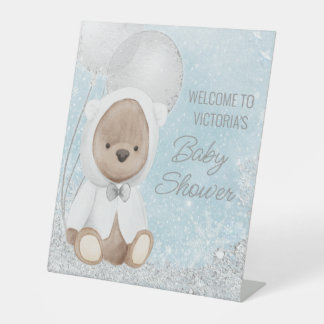 Panneau de table de bienvenue pour Baby Shower Gar