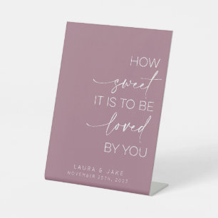 Panneau de table de dessert - Comme il est doux à