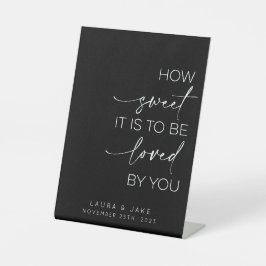 Panneau de table de dessert - Comme il est doux à 