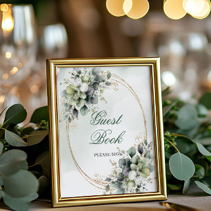 Panneau de table de livre d'or bohème de rêve