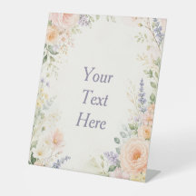 Panneau de table de mariage de jardin printanier