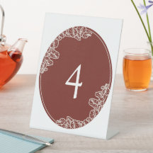 Panneau de table de mariage illustré Anthurium