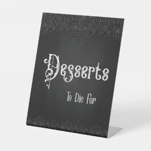 Panneau de table Mariage gothique en dentelle noir