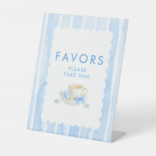 Panneau de table pour baby shower Favors Blue Boy
