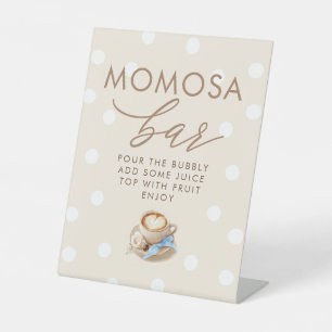 Panneau de table pour Baby Shower Momosa Bar Coffe