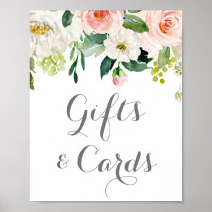 Panneau de tableau Cadeaux et cartes à fleurs rose