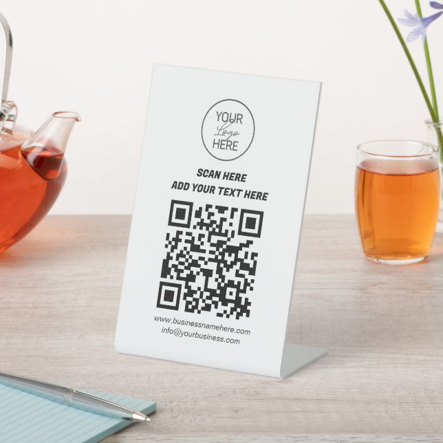 Panneau de tableau de code QR personnalisé avec lo (In SItu)