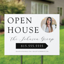Panneau de triage de l'agent immobilier Open House