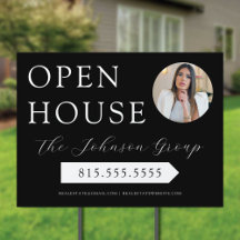 Panneau de triage de l'agent immobilier Open House