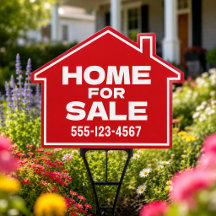 Panneau de vente de maison à personnaliser avec nu