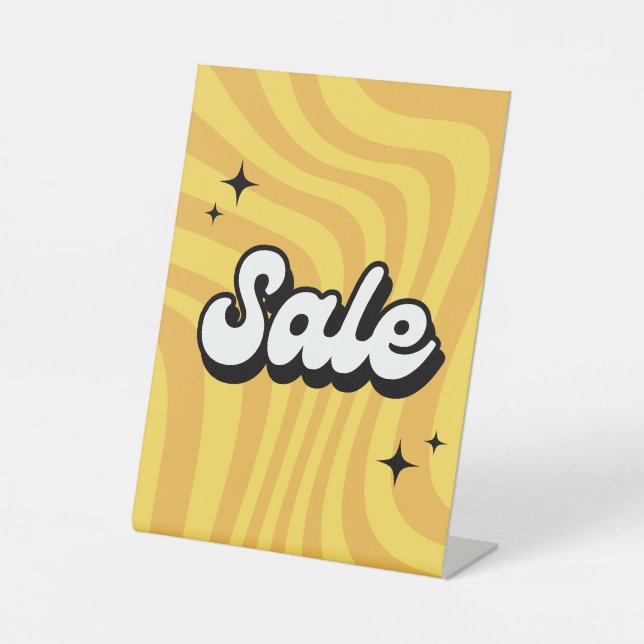 Panneau de vente haut de table, Signal de vente de (Recto)