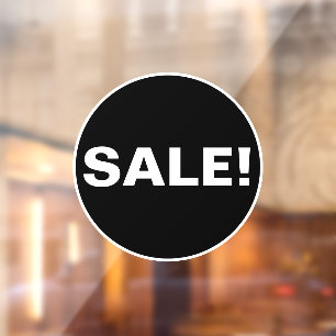 Panneau de vente pour vitrine d'entreprise - Cercl