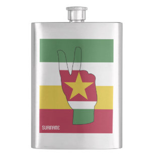 Panneau de victoire du drapeau du Suriname Fiole p