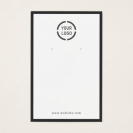 Panneau d'oreille blanche à la bordure noire