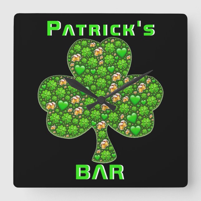 Panneau du bar pub irlandais Neon Horloge Bière Sh (Recto)