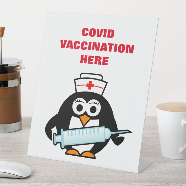 Panneau du comptoir de vaccination contre la vidan (In SItu)