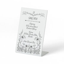 Panneau du menu Fleur