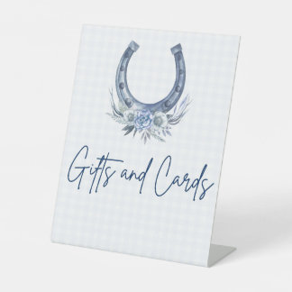 Panneau en fer à cheval Cadeaux et cartes