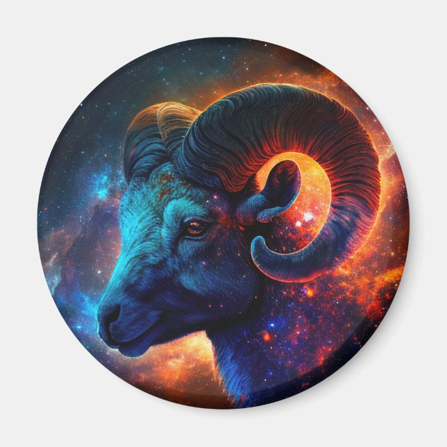 Panneau étoile Zodiac Aries - Aucun texte - Magnet (Devant)