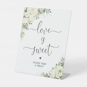 Panneau Fleurs Blanches L'Amour Est Doux