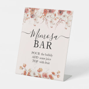 Panneau Floral Fête des mariées d'automne Mimosa B