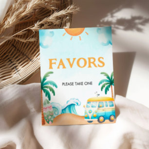 Panneau Gros, Surf Faveurs d'anniversaire