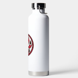 Panneau hexadécimal Zisa sur une bouteille d'eau